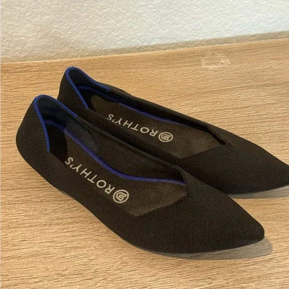 ROTHYS THE POINT WOMENS FLAT SHOES 8.5 - Picture 2 of 5